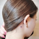 ワンポイン　人気　ガールズタトゥー　minimum fine line tattoo 