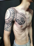 Tribal tattoo. トライバルタトゥー　人気タトゥー