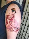 Japanese traditional colored beautiful Japanese tattoo 