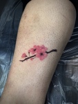 Sakura Cherry Blossom Tattoo 桜 満開 女性 オシャレ タトゥー