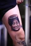 Portrait black & grey realistic tattoo ポートレート リアルタトゥー 